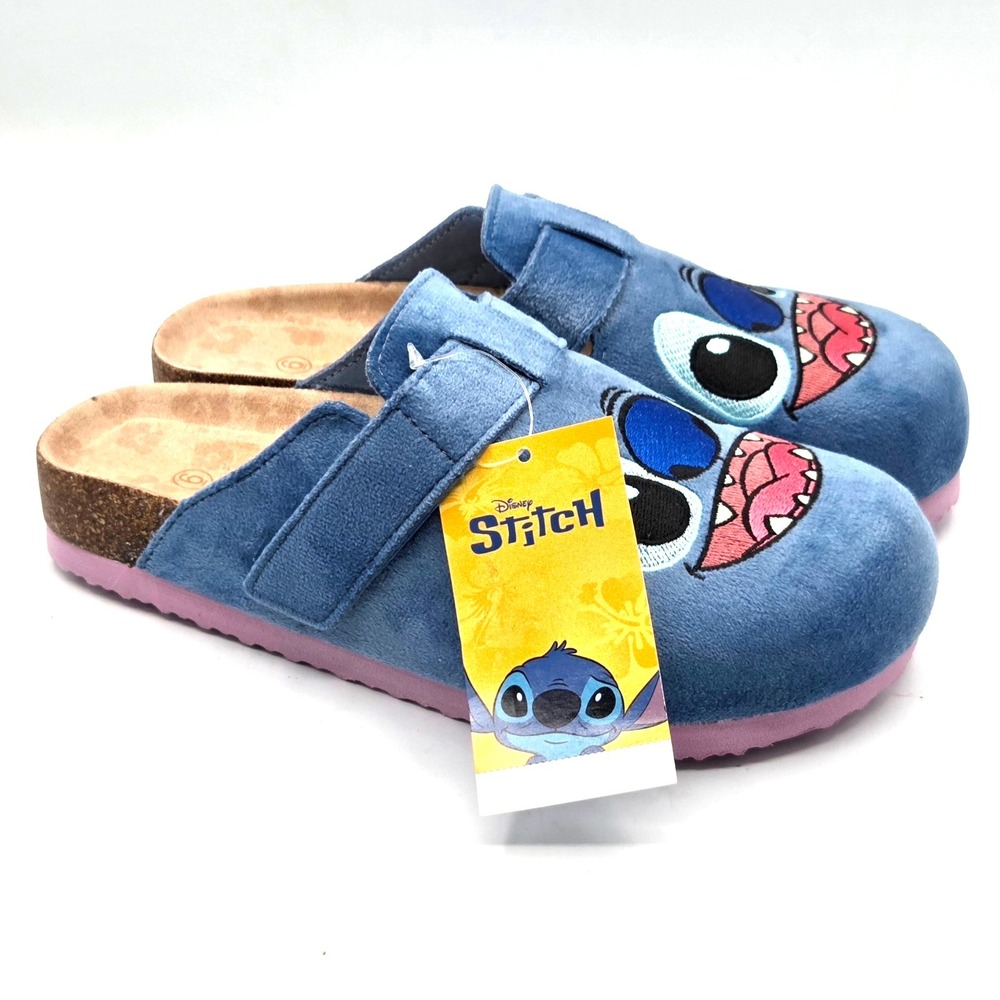 NWT Disney LILO AND STITCH Women's Clog Size 6 Blue Brand New